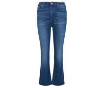 Cropped Jeans Blau