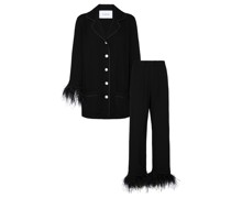 Pyjama-Set Schwarz