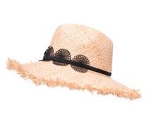 Raffia Fedora Hut Beige