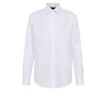 Modern Fit Casual-Hemd Weiß