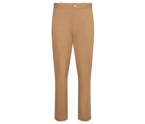 Slim Fit Hose Braun