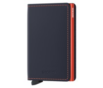 SM-Nightblue & Orange Slimwallet Blau