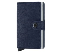 MVg-Navy-Silver Miniwallet Blau