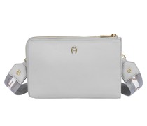 Cowhide Handtasche Grau