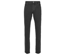 Slim Fit Jeans Schwarz