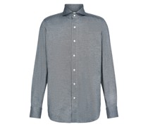 Regular Fit Casual-Hemd Blau