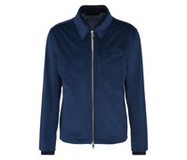 Samtjacke Navy