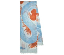 Kaschmirschal Blau
