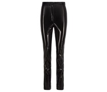 June Patent Slim Fit Hose Schwarz