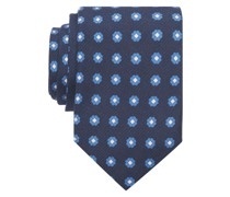 Seiden-Krawatte Blau