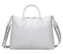 Zita M Cowhide Tote Grau