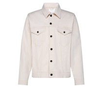 Jeansjacke Beige