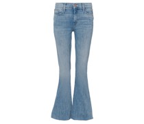 The Weekender Fray Flare Jeans Blau