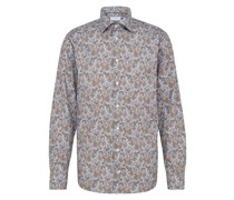 Slim Fit Casual-Hemd Mehrfarbig