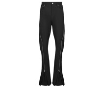Bolan Banana Wide Leg Hose Schwarz