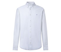 Brompton Slim Fit Casual-Hemd Weiß