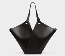 Ahria Shopper Aen Schwarzem Leder
