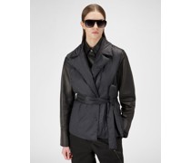 Oberbekleidung Aen Schwarzem Nylon