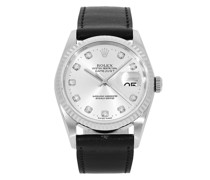 Second Hand Datejust 36 Edelstahl aus Leder