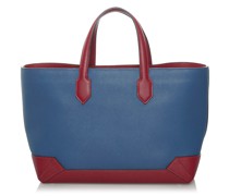 Second Hand Handtasche aus Wildleder in Blau
