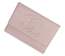 Second Hand Täschchen/Portemonnaie aus Leder in Rosa / Pink