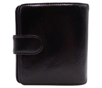 Second Hand Täschchen/Portemonnaie aus Leder in Schwarz