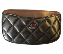 Second Hand Täschchen/Portemonnaie aus Leder in Schwarz