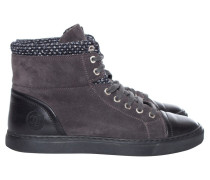 Second Hand Sneakers aus Wildleder in Grau