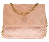 Second Hand Flap Bag aus Wildleder in Rosa / Pink