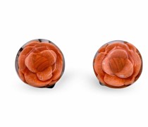 Second Hand Ohrring in Orange