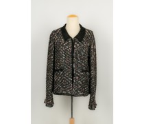 Second Hand Jacke/Mantel aus Wolle in Schwarz