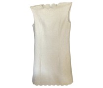 Second Hand Kleid aus Wolle in Weiß