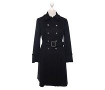 Second Hand Jacke/Mantel aus Kaschmir in Schwarz