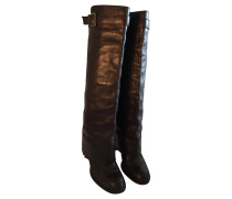 Second Hand Stiefel aus Leder