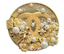 Second Hand Brosche in Gold