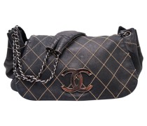 Second Hand Wild Stitch Bag aus Leder in Schwarz
