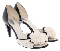 Second Hand Pumps/Peeptoes aus Leder