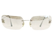 Second Hand Sonnenbrille in Silbern