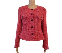 Second Hand Jacke/Mantel aus Wolle in Rosa / Pink