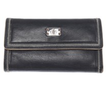 Second Hand Täschchen/Portemonnaie aus Leder in Schwarz