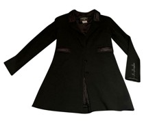Second Hand Blazer aus Jersey in Schwarz