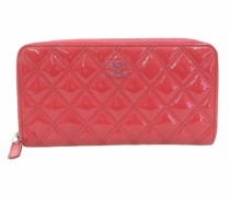 Second Hand Portefeuille aus Lackleder in Rosa / Pink