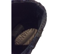 Second Hand Sneakers aus Wildleder in Schwarz