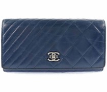 Second Hand Boy Pochette aus Leder in Blau