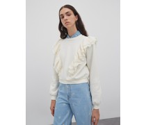 Sweatshirt 'Mette' beige