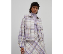 Jacke 'Kyla' weiß/lila