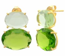 Ohrringe 'Peridot und Prasiolith'
