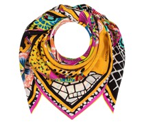 Tuch ' Flower Power ' mischfarben