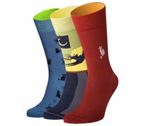 Socken mischfarben