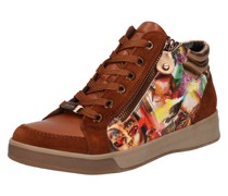 Sneaker 'Rom' kmell / limone / helllila / dunkelorange / melone